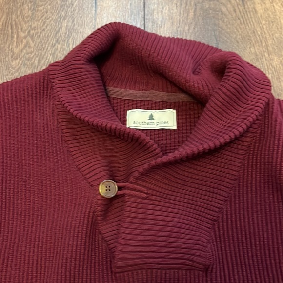 Southern Pines mens burgundy sweater XL - Picture 3 of 7